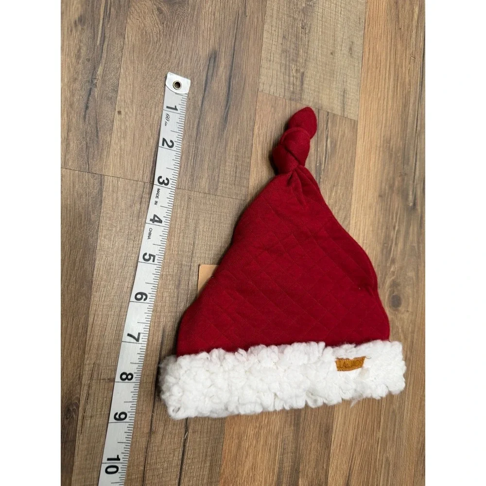 Lila & Jack Baby Santa Hat Red White Sherpa Christmas Holiday New With Tag